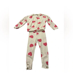Jessica Simpson Hearts play set in pink/cream size 3T